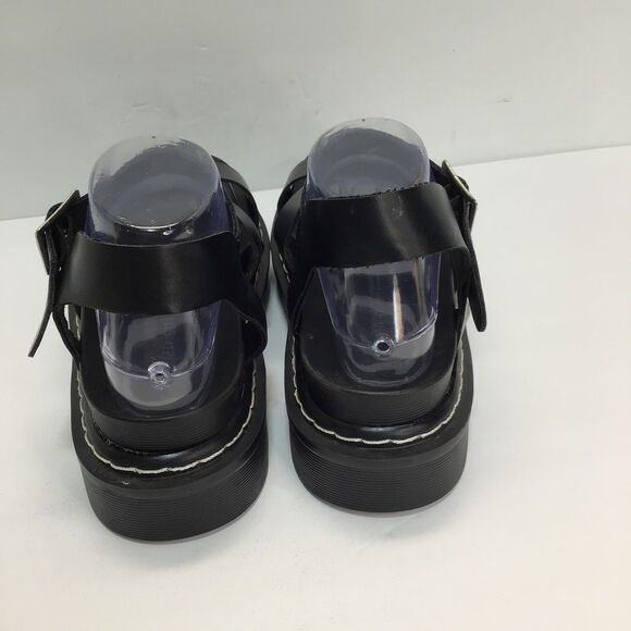 Madden Girl Dazze Women's 9 Platform Sandals Black strappy chunky Y2k - Picture 7 of 15